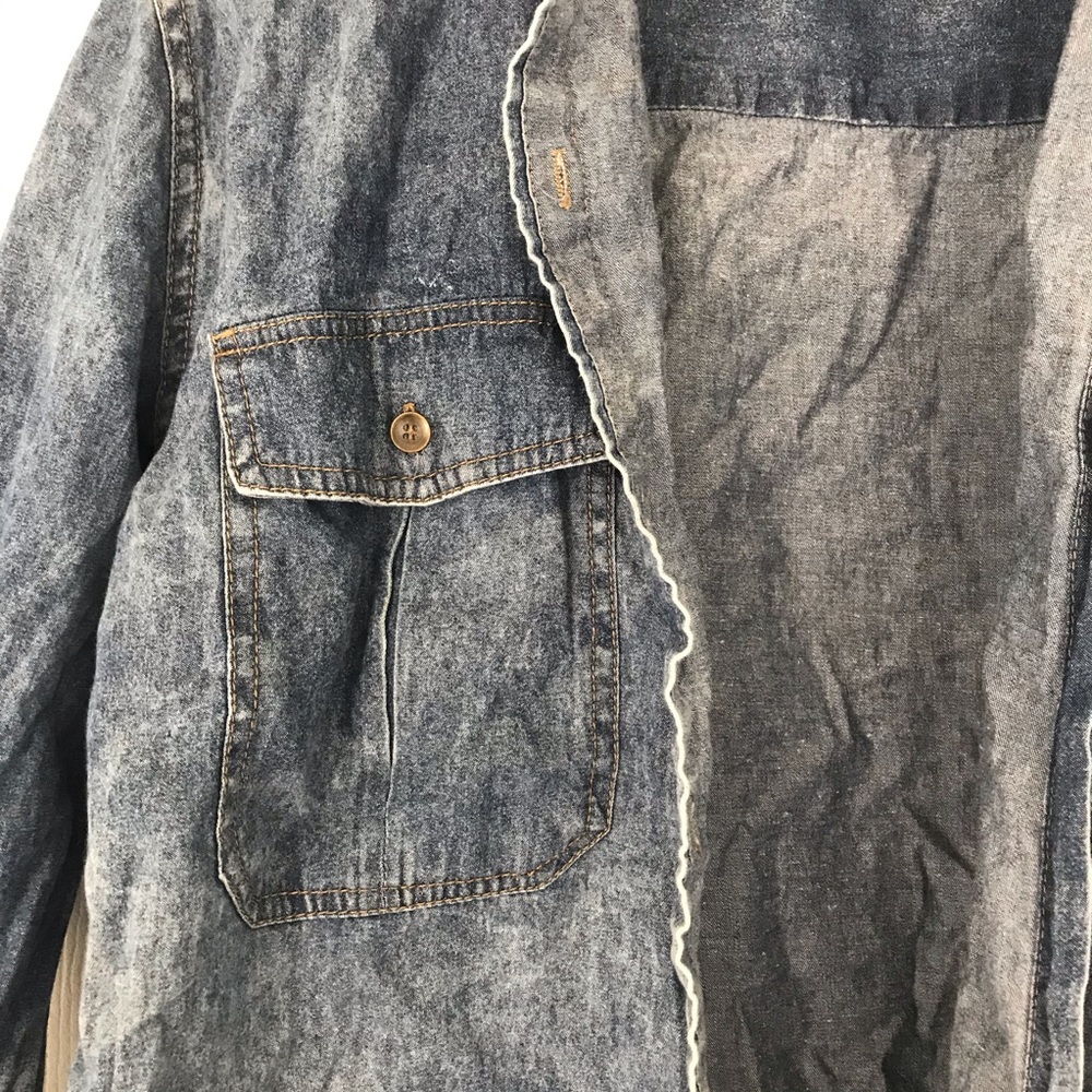 Denim LS Button Down - Picture 2 of 3